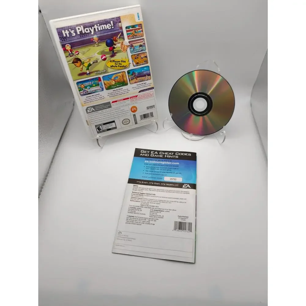 EA Playground Wii Complete CIB Includes Dodgeball Tested